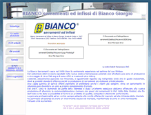 Tablet Screenshot of biancoserramenti.com